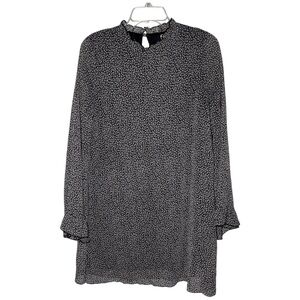 MTS Sheer Printed Cheetah Leopard Jaguar Shift Dress